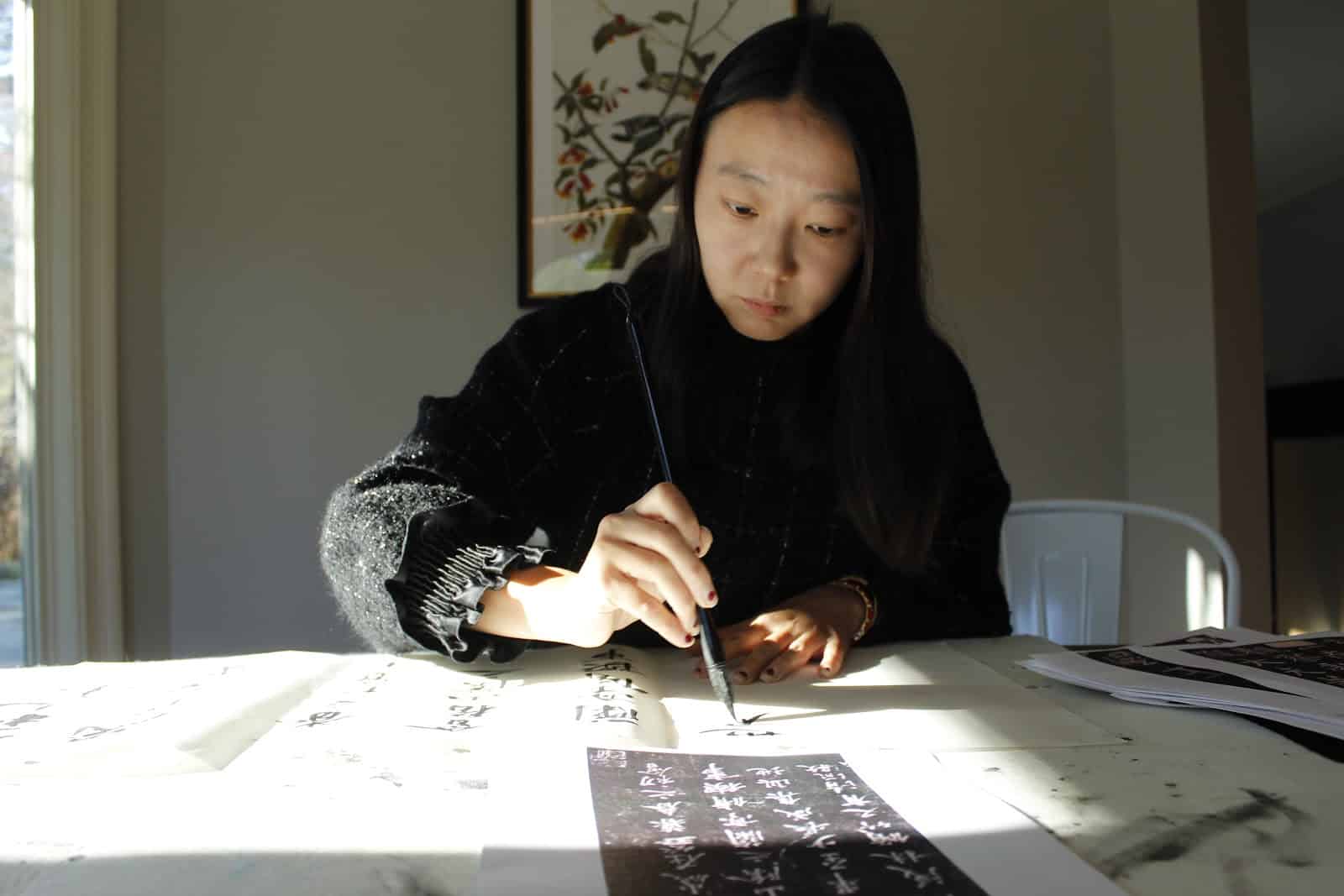 Chinese calligraphy class explores beauty in writing